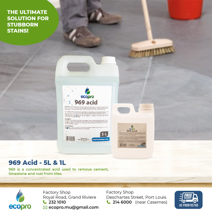 Ecopro Cleaning detergents Mauritius